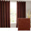 Heavy Chenille Room Darkening Eyelet Curtains-91668128-91668139