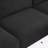 Keysan Velvet L-Shaped Sectional with Ottoman Reversible-1327873773