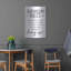 «Bathroom Rules» par Lettred & Lined, art mural en métal-159192019