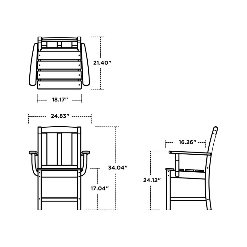 Chaise de salle à manger Mission, Sable
