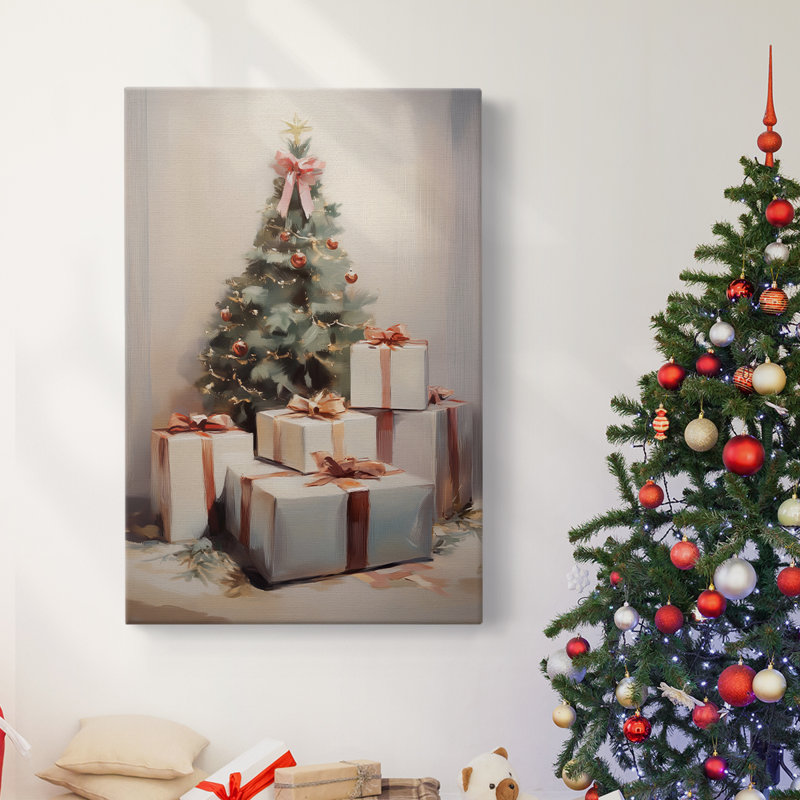 Art des Fêtes de Noël - Toile tendue avec châssis - Série 2-CCXXXVII, H 60 po x l 40 po