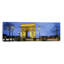 Tourists Walking In Front Of A Monument, Arc De Triomphe, Paris, France by Panoramic Images - No Frame Panoramic Print on Canvas-889960442