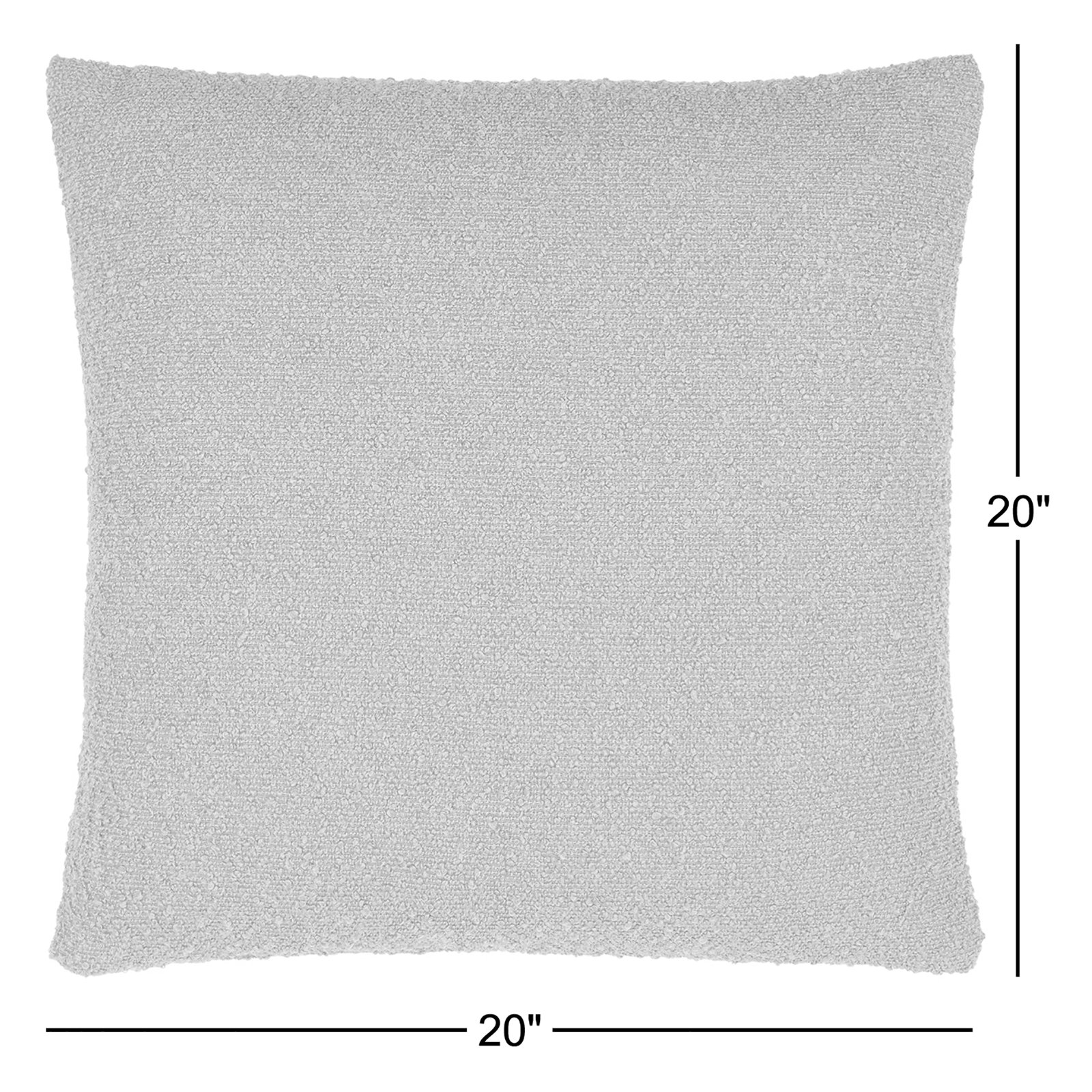 Amalfi Pillow Cover, Polyester/Polyfill, Square 20", Red