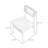 4 - Person Cherry Wood Color Rectangular Solid Wood Dining Table Set