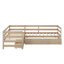 Lit plateforme simple en L avec tiroirs-509049117