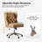 Hoai Hazel Traditional Faux Leather Wingback Office Chair with Tufted-1373508106