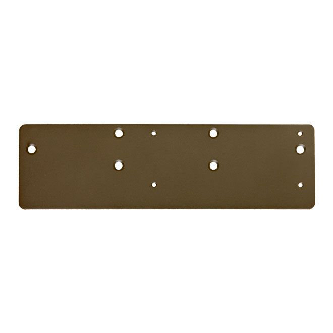 Plaque à abat-jour à tirer sur le dessus, Bronze foncé, H 0,1 po x l 4 po x P 14 po