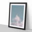 White Clouds Reaching Upwards - Framed Print-55612535-55612538