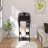 Clothing Rack With Storage Shelves, Wooden Valet Stand For Men Women