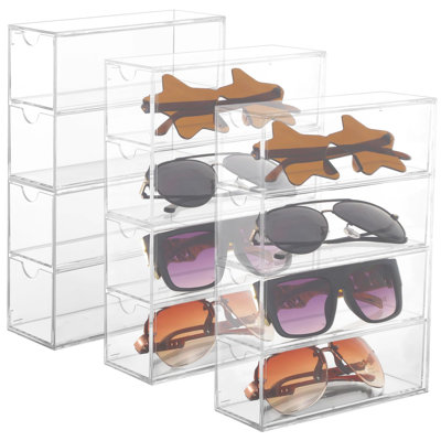 Rebrilliant PCS Clear Sunglasses Organizers, Tiers Clear