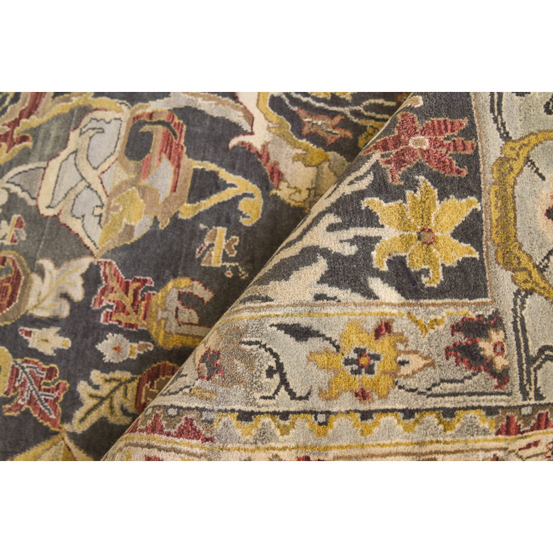 Jurassic Hand Knotted Wool Oriental Area Rug, Rectangle 9' x 12'