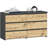 Gelincik Particle Board Rectangle Storage Unit Accent Chest