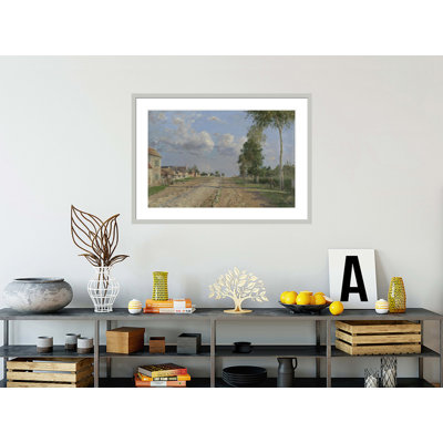 Route de Versailles Rocquencourt par Camille Pissarro, impression giclée sur cadre
