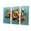 Or et bleu Crypto Bitcoin Collage - art mural mode Bitcoin-1725761070-1725761069