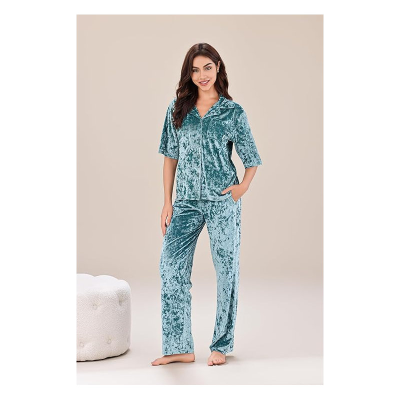 Peignoir en satin de coton Boukra, TG