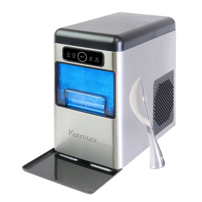 Kenmore Crunchy Chewable Nugget Ice Maker 40lb/24hr Stainless Steel