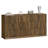 Fluted Dresser For Bedroom With 9 Drawers, 63" Wide Modern Chest Of Drawers With Metal Handle, Walnut-96401150