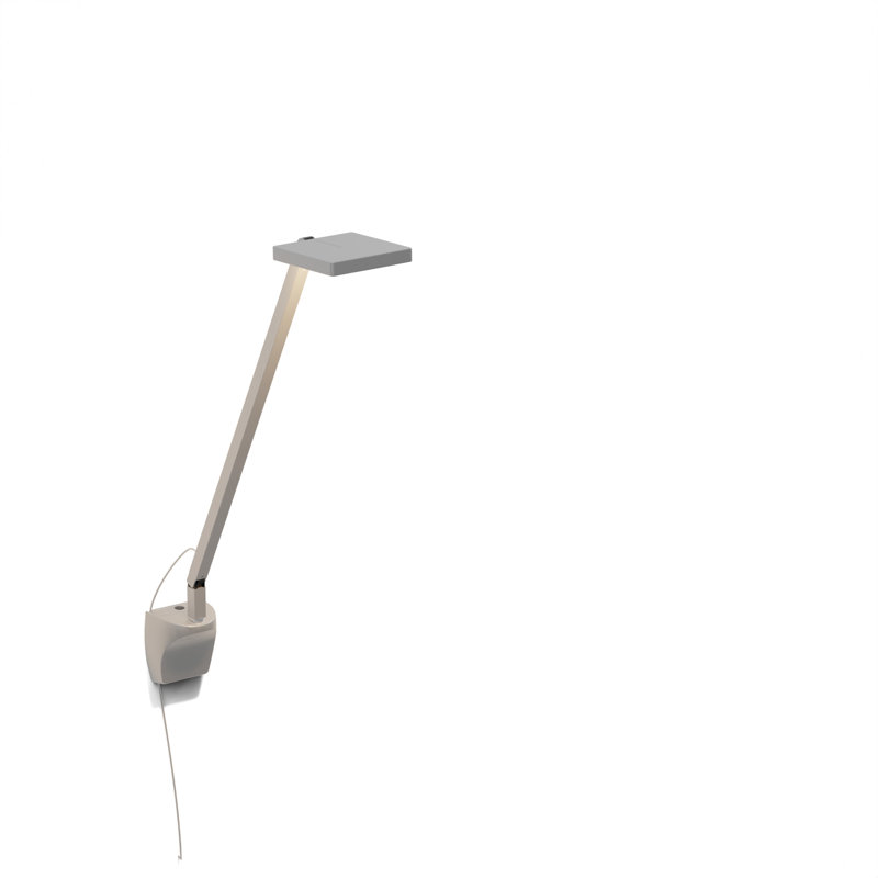 Focaccia Adjustable USB Desk Lamp, Silver