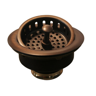 Solid Brass Style Kitchen Sink Basket Strainer