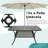 9-Piece Outdoor Furniture Dining Set For 8, All Weather Cast Aluminum Patio Dining Set- Large 64" Square Table With Umbrella Hole And 8 Cushioned Chairs, Patio Table And Chairs Set-2136497823