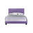 Transitional Purple Full Bed With Support