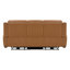 Canapé inclinable électrique Mejas 87,01 po en cuir véritable avec appui-tête réglable-124000590