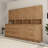  Bellmead 96" Drawers & Doors Modern Accent Cabinet Living Room & Bedroom & Hallway Storage Cabinet, Wood Finish