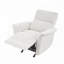 Fauteuil inclinable manuel en cuir synthétique