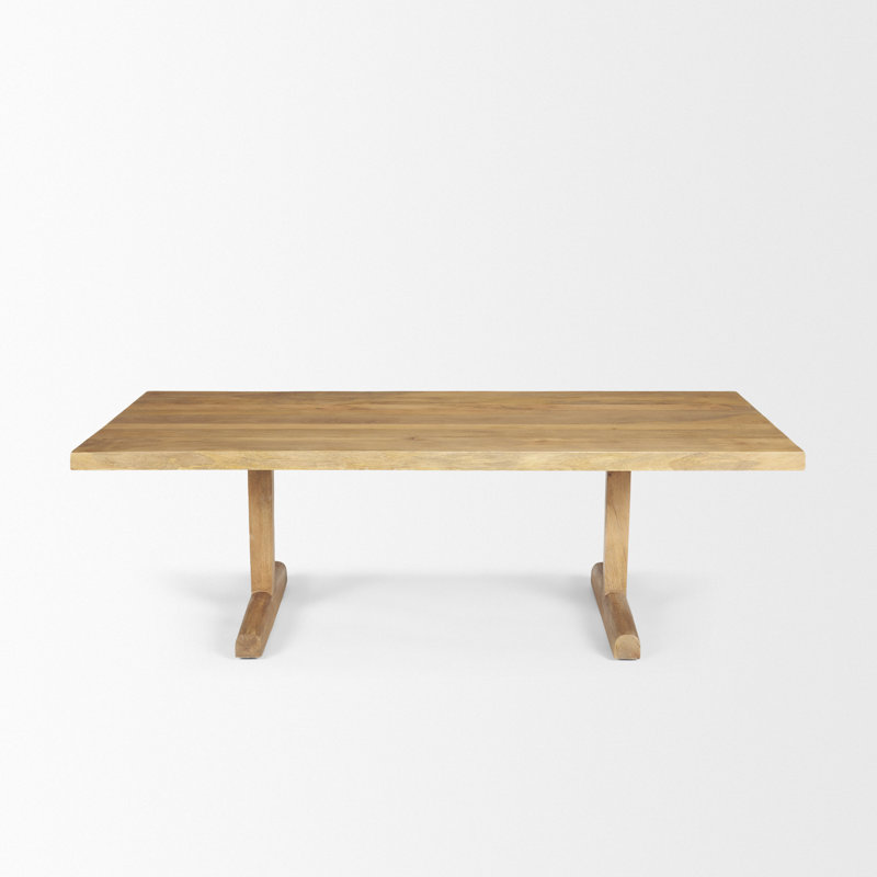 Table basse en bois massif Rune, Brun