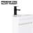 Baya 16" Corner Single Bathroom Vanity Set with Resin Sink Top, Water Saving Faucet-855331658