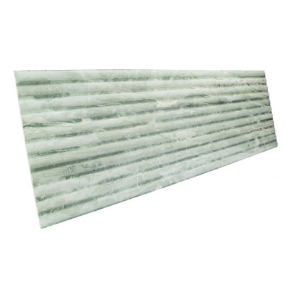 Cannelé 15 3/4 po Marbilia X 47 1/4 po Carreau de porcelaine