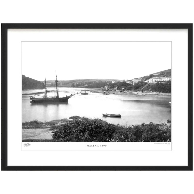 Malpas, 1890 - Single Picture Frame Print, 45cm H x 60cm W x 2.3cm D