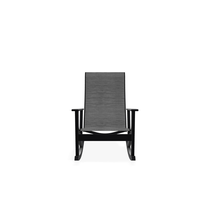 Fauteuil berçant Wexler, Noir, Gris anthracite Collect