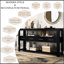 Canapé console 62,2 po avec 4 tiroirs et 2 tablettes-1236043022