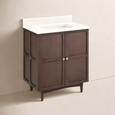 Delavan 30" Mahogany Single Bathroom Vanity