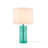 Glass Table Lamp Blue See Below