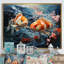 «Tusarora China Art Glimpse Fish I», reproduction-892844293-892844292