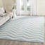 Tapis à chevrons en laine touffeté à la main Sanyla-1427545726