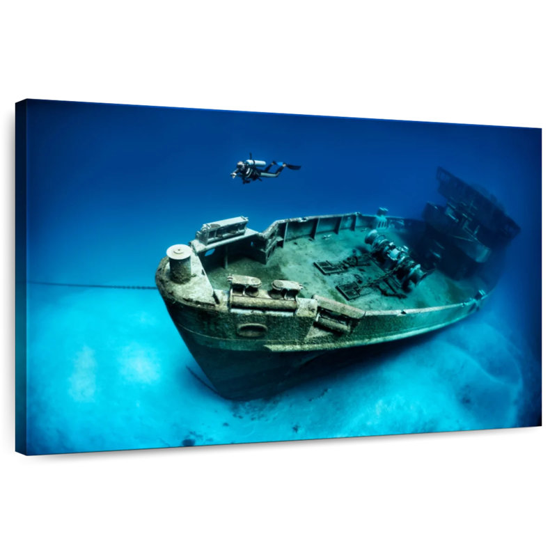 Senne USS Kittiwake Dive, H 16 po x l 24 po