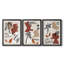 Soft Palms I  -Custom Framed  Wrapped Gallery Canvas - 3 Pieces-277866990-277866984
