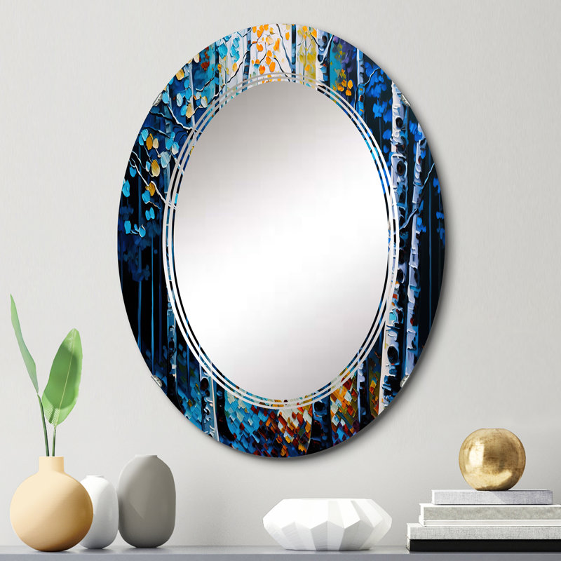 Miroir mural Blue Forest, 30 po x 20 po