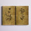 Croquis d'or Botanique I - Ensemble de 2 peintures sur toiles-1923527862-1923527858-1982830814