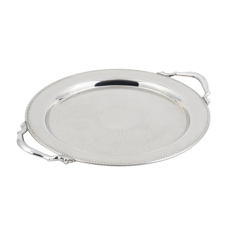 Bon Chef Stainless Steel Tray, 1.5" H x 13" L x 13" W
