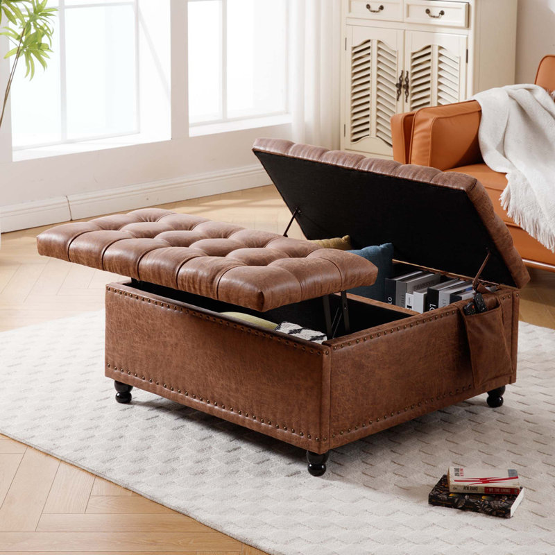 Banc de rangement repose-pieds