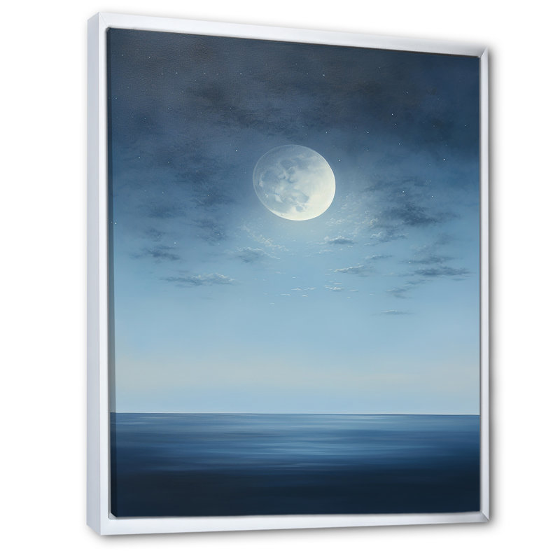 Magical Forest Moons Melody I sur impression sur toile, Cadre flottant blanc, H 20 po x l 12 po x P 1 po