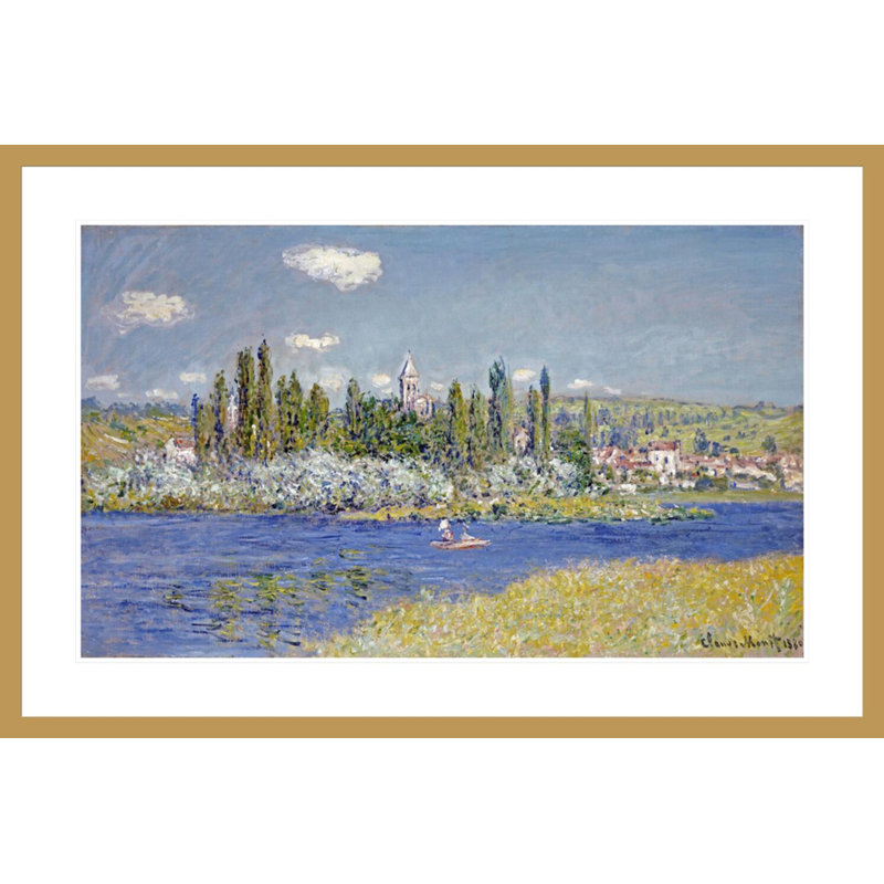 «Vetheuil» par Claude Monet, impression giclée sur cadre, H 27,83 po x l 41,5 po