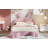 Upholstered Platform Bed With Cartoon Ears Shaped Headboard And Light-916075505-916075519
