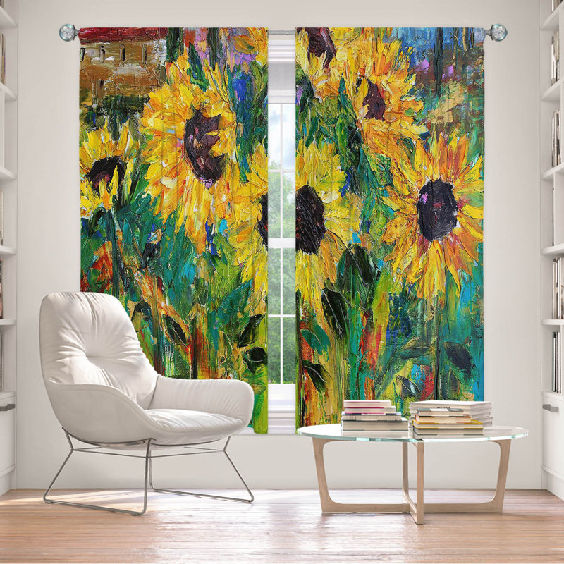 Rideau en polyester, L 40 po x L 82 po