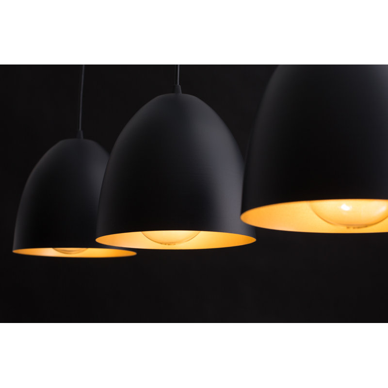 Murphy 3 - Light Pendant, Black/Gold