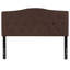 Ciriaca Arched Button Tufted Upholstered Headboard-619429963-619430005